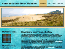 Tablet Screenshot of normanmcandrew.com